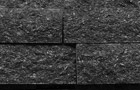 Wand - Verblender aus Granit Cambrian Black spaltrau