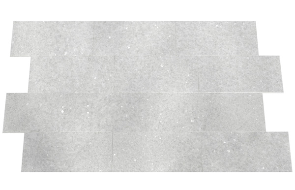 Bodenfliesen aus Marmor, wei&szlig;, Diamond White, 61x30,5x1,2 cm, poliert