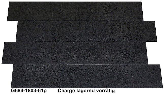 Natursteinfliesen aus Granit, China Black, 60x30, poliert