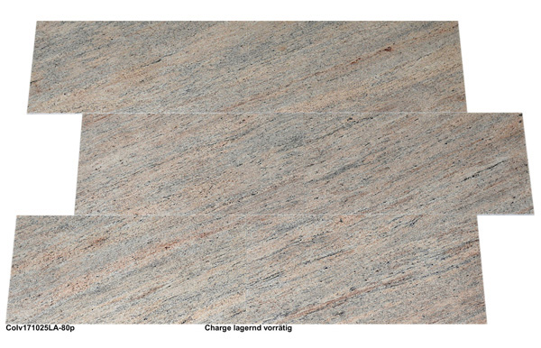 Granitfliesen, Colonial Ivory, 80x40x1,2 cm, poliert, geeignet für Wohnbereiche und Bürokomplexe