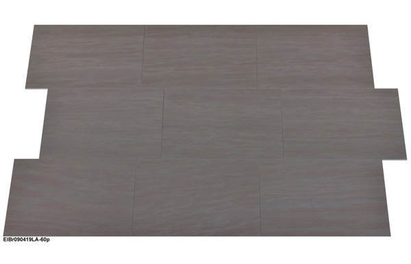 Natursteinfliesen aus Granit, Elegant Brown, 60x40x1,2 cm, poliert