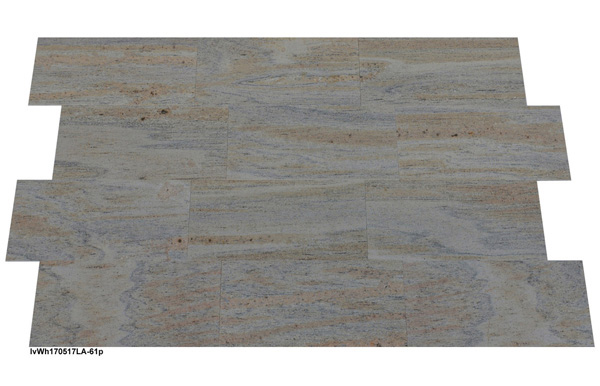 Granitfliesen, Ivory White, 61x30,5x1 cm, poliert