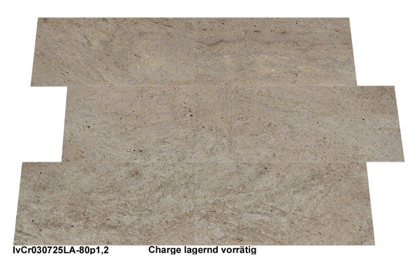 Natursteinfliesen aus Granit, Ivory Cream, 80x40x1,2 cm, poliert
