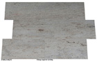Natursteinfliesen aus Granit, Ivory Cream, 80x40x1,2 cm, poliert