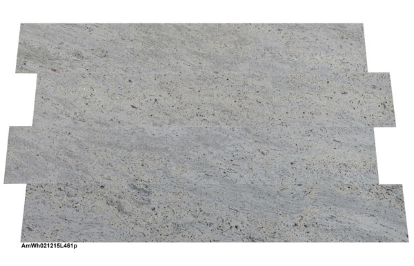Natursteinfliesen aus Granit, Amba White, 61x30,5x1 cm, poliert