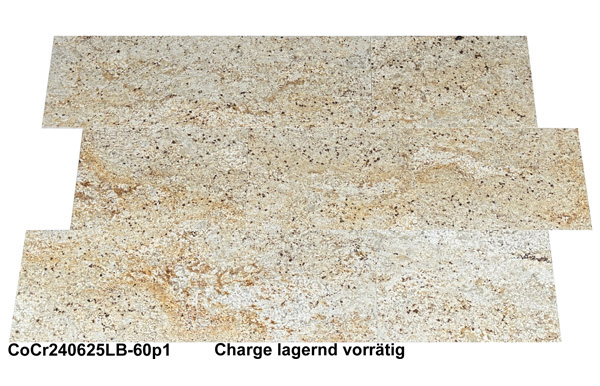 Granitfliesen, Colonial Cream, 60x40x1 cm, poliert