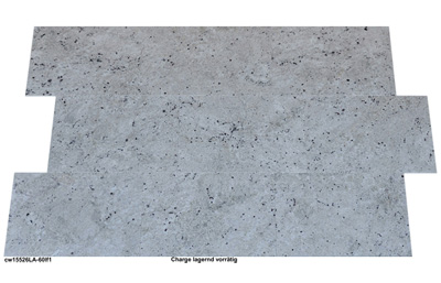 Fliesen aus Granit, weiß, Colonial White, leather finished, 60x40x1 cm