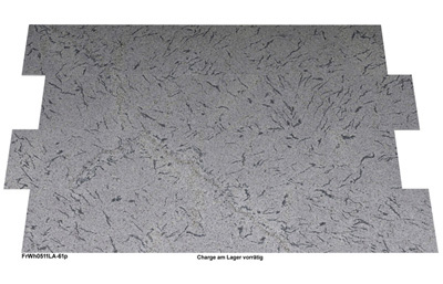 Natursteinfliesen aus Granit, French White, 61x30,5x1 cm, poliert