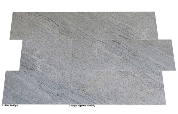Granitfliesen, Imperial White, 60x40x1 cm, poliert