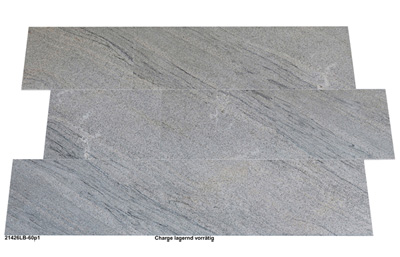 Natursteinfliesen aus Granit, Imperial White, 60x40x1 cm, poliert