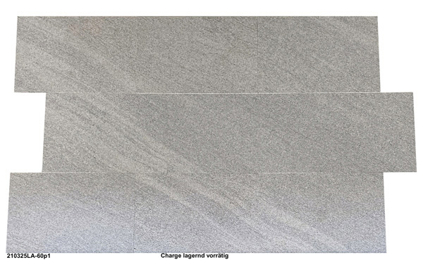Granitfliesen, Imperial White, 60x40x1 cm, poliert
