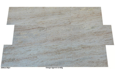 Fliesen aus Granit, Ivory Cream, 60x40x1 cm, poliert, Längsbänderung, rötlich, braun, gold