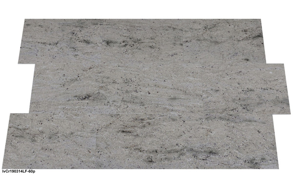 Granitfliesen, Ivory Cream, 60x40x1,2 cm, poliert