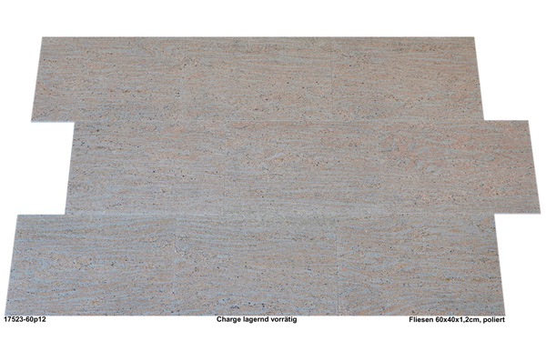 Fliesen aus Granit, Ivory Cream, beige, hell, 60x40, poliert