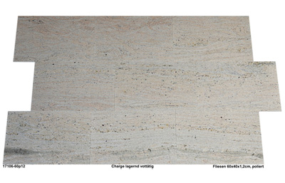 Granitfliesen, Ivory Cream, poliert, 60x40