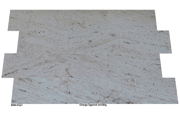 Natursteinfliesen aus Granit, Ivory Royal, 61x30,5x1 cm, poliert