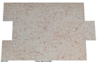 Fliesen aus Granit, beige, Ivory Royal, 60x30, poliert