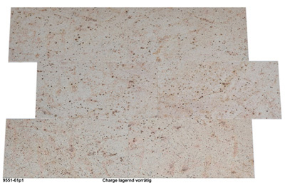 Granitfliesen, Ivory Royal, poliert, 61x30,5x1 cm