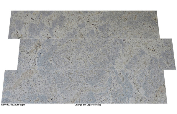 Granitfliesen, Kashmir White, 60x40x1 cm, poliert