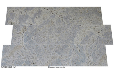 Fliesen aus Granit, Kashmir White, 60x40x1 cm, poliert