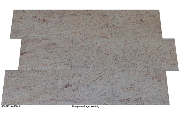 Natursteinfliesen aus Granit, Shivakashi, 60x40x1 cm, antik gebürstet, Kleinmenge zum Sonderpreis