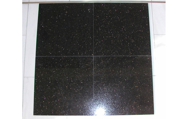 Fliesen aus Granit, Star Galaxy, 40x40x1 cm, poliert