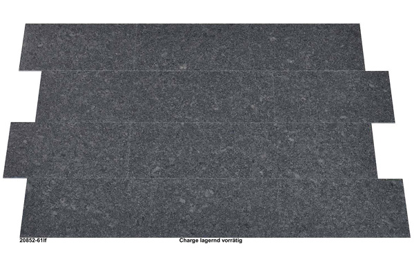 Granitfliesen, Steel Grey, 60x40x1 cm, satiniert