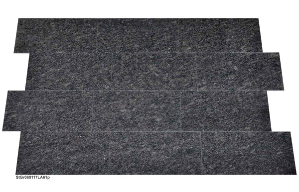 Granitfliesen, grau, Steel Grey, 61x30,5x1 cm, poliert