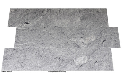Fliesen aus Granit, Viskont White, 60x40x1 cm, poliert