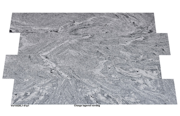 Granitfliesen, Viskont White, 60x30, poliert