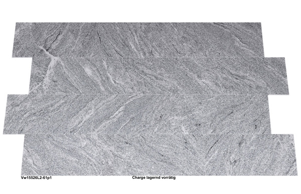 Granitfliesen, Viskont White, 60x30, poliert