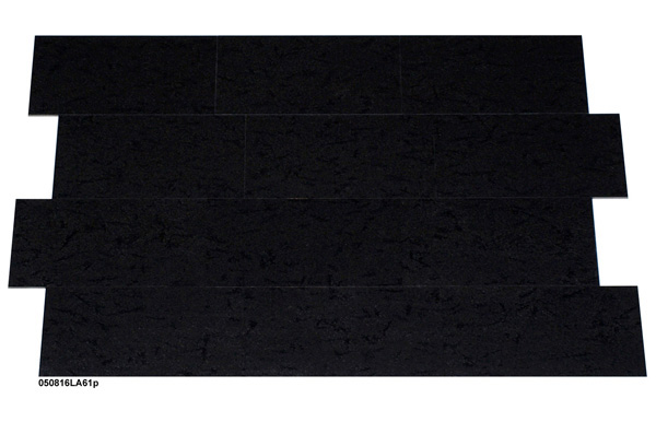 Natursteinfliesen aus Granit, Black Nest, 61x30,5x1 cm, poliert