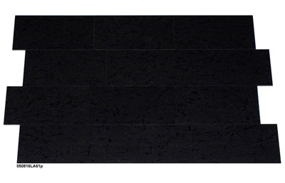 Natursteinfliesen aus Granit, Black Nest, 61x30,5x1 cm, poliert