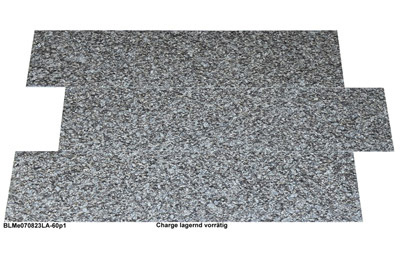 Granitfliesen, Blue Metal, 60x40x1 cm, poliert