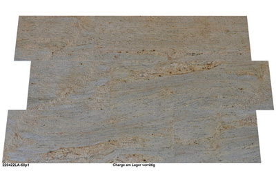 Ivory Gold, Granitfliesen, 60x40, poliert