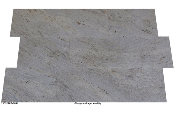 Fliesen aus Granit, Colonial Ivory, 60x40x1 cm, satiniert