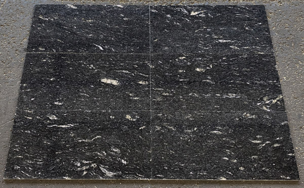Granit Fliesen Cosmic Black, 61,0x30,5x1cm, poliert