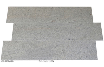 Natursteinfliesen aus Granit, Imperial White, 60x40x1 cm, poliert
