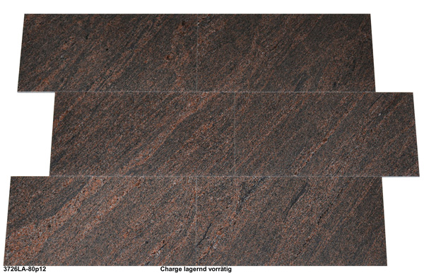 Natursteinfliesen aus Granit, Indian Dakota, 80x40x1,2 cm, poliert