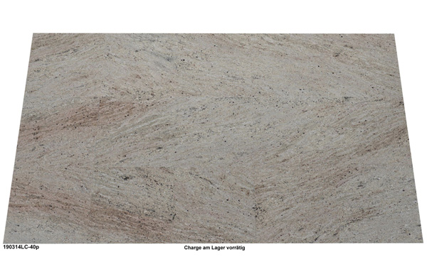 Granitfliesen, Ivory Cream, beige, hell, poliert, 40x40