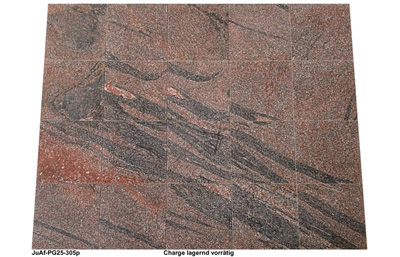Granitfliesen, Juparana Africa, 30,5x30,5x1 cm, poliert