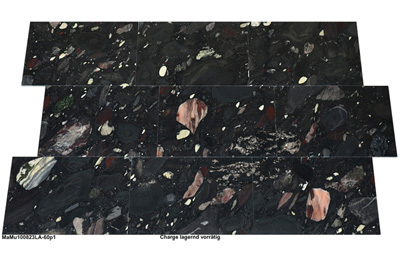 Natursteinfliesen aus Granit, Marinace Multicolor, 60x40x1 cm, poliert