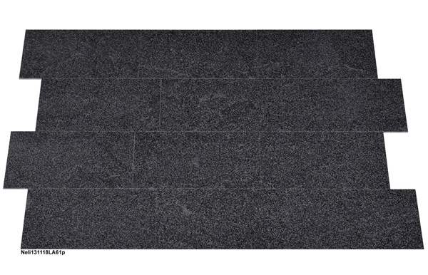 Natursteinfliesen aus Granit, 60x30, Nero Impala India, poliert