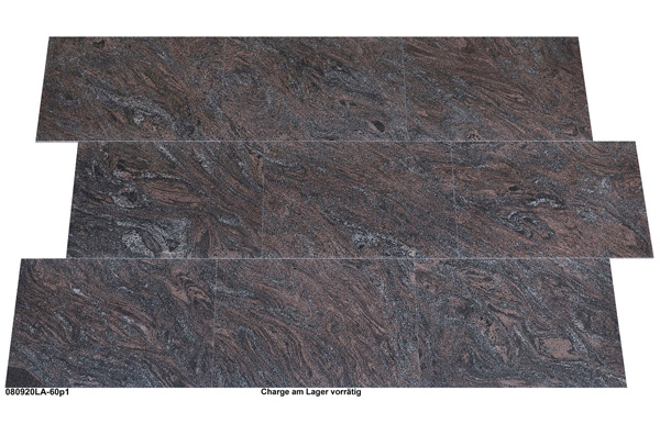 Natursteinfliesen aus Granit, 60x40x1 cm, Paradiso Classico, poliert