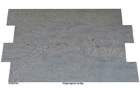 Natursteinfliesen aus Granit, Silver Sparkle, geb&uuml;rstet, 60x30