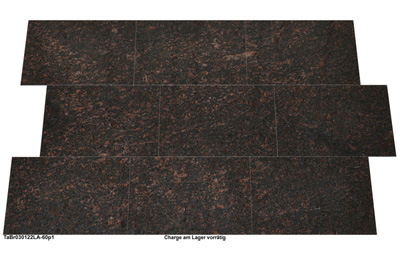 Fliesen aus Granit, Tan Brown, 60x40x1 cm, poliert