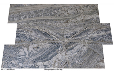 Fliesen aus Granit, wei&szlig;, White Fusion, 80x40x1,2 cm, poliert