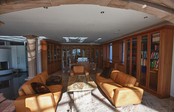 Granitfliesen, Ivory Brown, Wohnzimmer, poliert