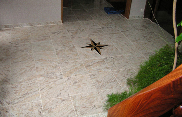 Fliesen aus Granit, Ivory Fantasy, Wohnzimmer, poliert