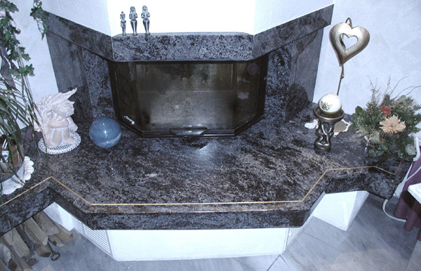 Granit-Fliesen, Vizag Blue, 40x40, poliert